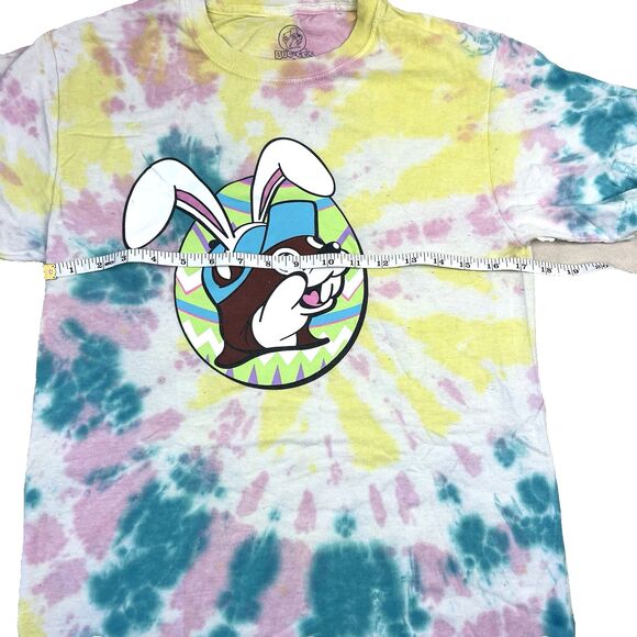 Buc-ees Easter Shirt Adult Small Tie Dye "But Did You Dye" T-Shirt - Picture 4 of 10